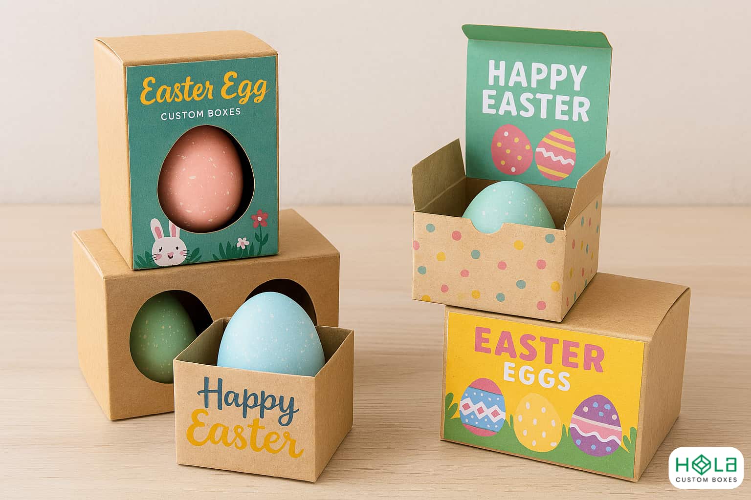 custom boxes for easter eggs